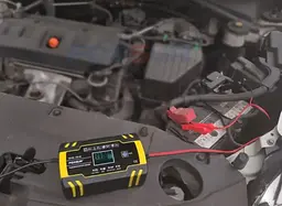 Зарядний пристрій для автомобільного акумулятора Foxsur 12V-8A/24V-4A 12V-8A - мініатюра 4
