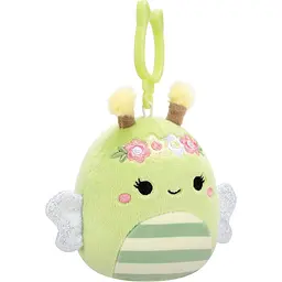 М'яка іграшка на кліпсі Squishmallows Бджілка Сібіл 9 см (SQCP00460) - мініатюра 6