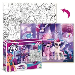 Дитячі пазли 2 в 1 DoDo Toys My Little Pony Вечірка 60 елементів (200136) - мініатюра 2