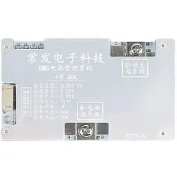 BMS плата Changfa LiFePO4  14.6V 4S 60A (100x56x8mm)