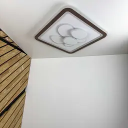 Світильник LED smart OREO+пульт 120W 3000-6000K IP20 коричневий квадрат Violux ( 220415 ) - мініатюра 2