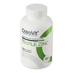 Мінерал OstroVit Triple Zinc 90 капсул - мініатюра 2
