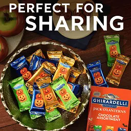 Шоколадні цукерки Ghirardelli Jack O' Lanterns Chocolate Assortment 118г - мініатюра 6
