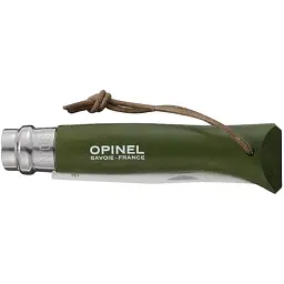 Ніж Opinel Trekking №8 VRI Inox. Колір - зелений - мініатюра 2