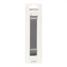 Ремінець Universal Milanese loop 20 mm Samsung/Amazfit/Huawei Grey (32371_3342035) - мініатюра 2