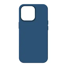 Силиконовый чехол для Apple iPhone 14 Pro, ICON2 Case, синий, противоударный, панель, защита всего корпуса, матовая поверхность Soft Touch, выступает над дисплеем, совместим с защитными стеклами и пленками, с микрофиброй, ArmorStandart (ARM63603)