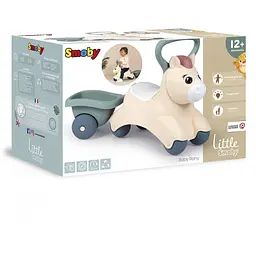 Дитяча каталка Smoby Little Поні з причепом 54х27х40 см (140502) - мініатюра 2