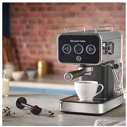 Рожкова кавоварка еспресо Russell Hobbs Distinctions Black 26450-56 - мініатюра 5