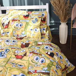 Підковдра MirSon Kids Time Funny Sponge Bob бязь 110х140 см (2200011447599) - мініатюра 2