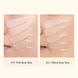 Тональний кушон Rom&nd Nu Zero Cushion 01 Porcelain 17 SPF24 15 мл - мініатюра 8