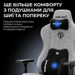 Крісло для геймерів Anda Seat Kaiser 3E XL Maroon (AD23YC-XL-09-A-PV/C-A01) - мініатюра 4