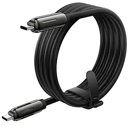 Дата кабель Hoco U136 Prize Type-C to Type-C 60W (1.2m) Black - мініатюра 3