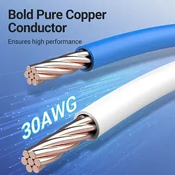Патч-корд 5м, S/FTP cat 8 RJ-45 COPPER black Vention (IKGBJ) - мініатюра 4