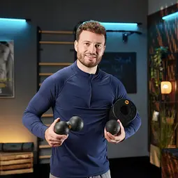 Набір масажерів Trex Sport TX-035EPS 3в1 для йоги та фітнесу чорний - мініатюра 13