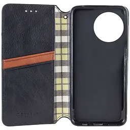 Шкіряний чохол-книжка Getman Cubic PU для Realme 11 4G Чорний - мініатюра 4