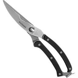 Ножиці кухонні Barazzoni Coltelli 24 см чорно-сріблясті (802170086)
