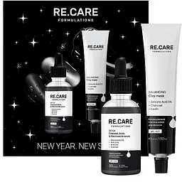 Набір новорічний для догляду за обличчям "New Year. New Skin" Re.Care (ser/30ml + mask/45ml)
