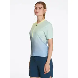 Футболка жіноча Ziener Naladia Women 34 Жовтий-Блакитний - мініатюра 2