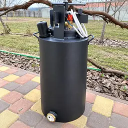 Побутовий гібридний електричний газовий гвинтовий автоклав для консервації ОВ-У-24 на 24 банки (0.5 л)/ 10 банок (1 л) Харків 88653 - мініатюра 3