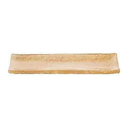 Блюдо Ardesto Golden ice скло 30.5х12.5 см золотисте (AR5054) - мініатюра 2
