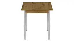 Стіл кухонний Ferrum-decor Дієго 75x80x80 Білий ДСП Дуб Артізан 16мм (FRD-105711) - мініатюра 4