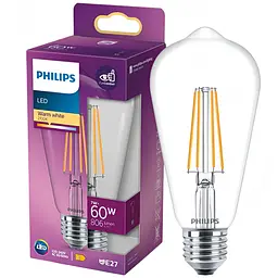 Лампа Philips LED classic 60W ST64 E27 WW CL ND RFSRT4 (929001387655)
