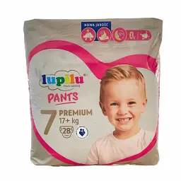Підгузки - трусики Lupilu Premium 7 (17+ кг), 28 шт