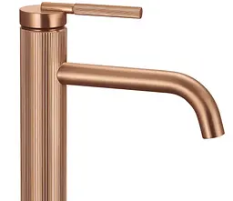 Змішувач для умивальника Rea Argon високий brushed copper REA-B2090 - мініатюра 4
