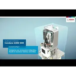 Газовий котел Bosch Condens GC5300i WM 24/120 - мініатюра 2