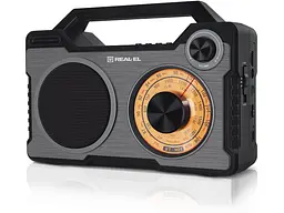 Радіоприймач REAL-EL X-703 Black (EL121800002) - мініатюра 3