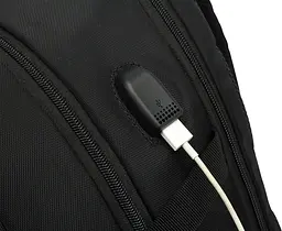 Рюкзак Yenkee 20L 15.6` FLASHPACKER YBB 1502 Black (6811354) - мініатюра 7