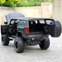 Колекційна металева модель автомобіля Автопром GMC Hummer EV з інерцією, світлом та звуком 1:24 - мініатюра 10