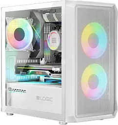 Корпус Logic Portos ARGB Mini White (AM-PORTOS-20-0000000-0002)