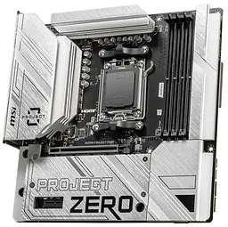 Материнська плата MSI B650M PROJECT ZERO (B650M PROJECT ZERO) (Socket AM5, AMD B650, Micro-ATX) Б/в - мініатюра 2