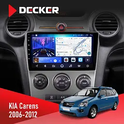 Штатна магнітола KIA Carens 2006-2012 Decker D9-006 4x64, 4G Decker (НФ-00008845)