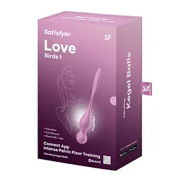 Вагінальні смарт-кульки з вібрацією Satisfyer Love Birds 1 Connect App Pink, 78 г Satisfyer SX0570 99892 - мініатюра 2