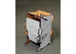 Аксесуар Вежа для кубиків Pandora's Box Studio Нищівник кубиків Mechanical Dice Tower Dice Crusher сірий (LP012-064) - мініатюра 3