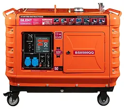 Генератор Синхронний Bison 4.2 кВт BS8500QQ / 4200 Вт / Дизель (41-00410) - мініатюра 3