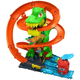 Ігровий набір Hot Wheels City Атака вогняного Ті-Рекса (JBM73) - мініатюра 2