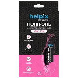 Набір для догляду за салоном авто HELPIX Bubble Gum: поліроль для пластику та вінілу 100 мл + ароматизатор повітря 60 мл - мініатюра 2