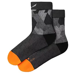 Термошкарпетки Salewa Pedroc Camo Merino Quarter Socks Men 42-44 Чорний-Сірий - мініатюра 2