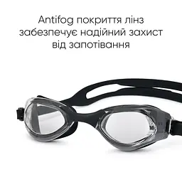 Окуляри для плавання Renvo Dande Уні Anti-fog Чорний OSFM (2SG200-01) - мініатюра 6
