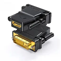 Адаптер UGREEN DVI 24+1 Male to HDMI Female Adapter чорний (20124)