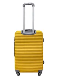 Валіза середня M ABS-пластик Milano bag 004 66×44×28,5см 75л Жовтий - мініатюра 3