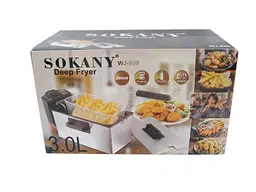 Фритюрниця SOKANY WJ-800 на 3,5 л із захистом від перегріву Sokany WJ800 - мініатюра 9