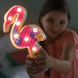 Набір для створення підсвітки 4M KidzMaker Фламінго (00-04743) - мініатюра 7