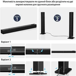 Саундбар Samtronic SM2160 60 Вт Чорний (SM-2160) - мініатюра 6