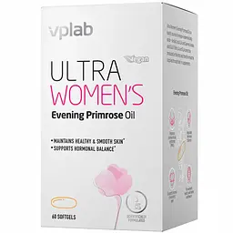 Олія вечірньої примули VPLab Ultra Women's Evening Primrose oil 60 м'яких капсул