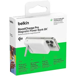 Павербанк Belkin White 8 000 mAh / 15 Вт (BPD007BTWH) - мініатюра 7