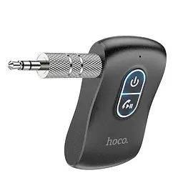 Bluetooth аудіо ресивер/трансмітер Hoco E73 Pro Journey (AUX 3.5mm) Black star - мініатюра 2